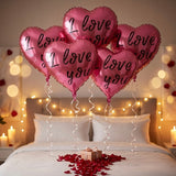 "I LOVE YOU" Valentine's Day Balloons Set