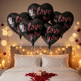 "I LOVE YOU" Valentine's Day Balloons Set