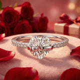 Princess Heart Bow Promise Ring